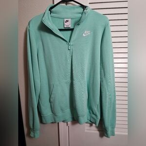 Nike. Teal pullover. Small